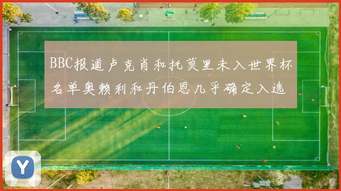 BBC报道卢克肖和托莫里未入世界杯名单奥赖利和丹伯恩几乎确定入选