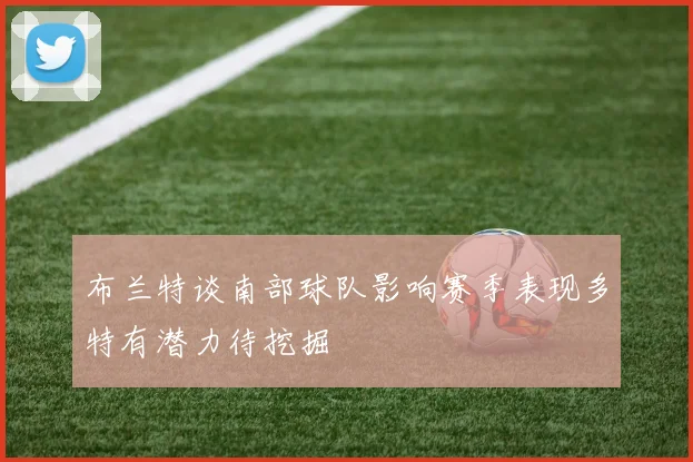 布兰特谈南部球队影响赛季表现多特有潜力待挖掘